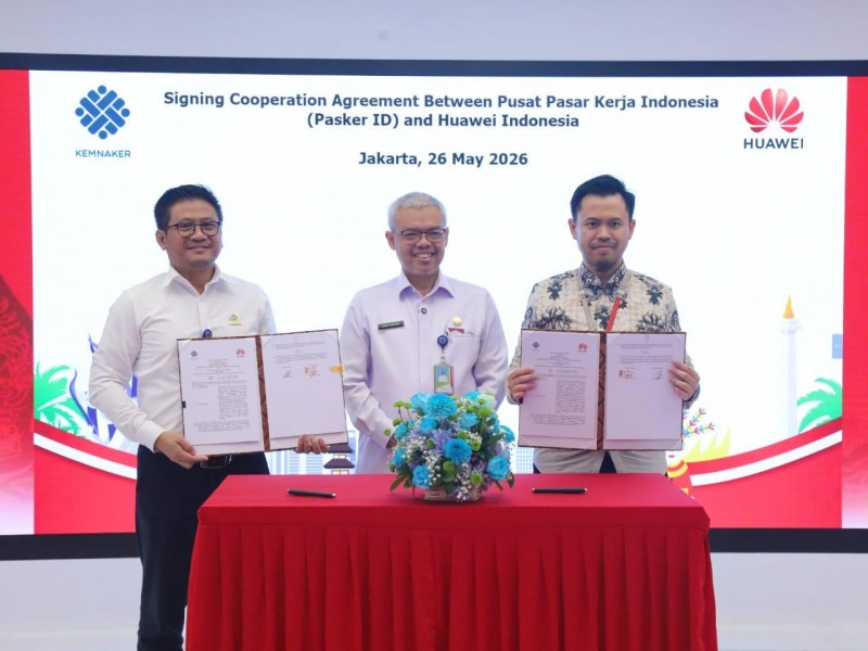 Kemnaker dan Huawei Indonesia Perkuat Kemitraan Pengembangan SDM dan Program Magang