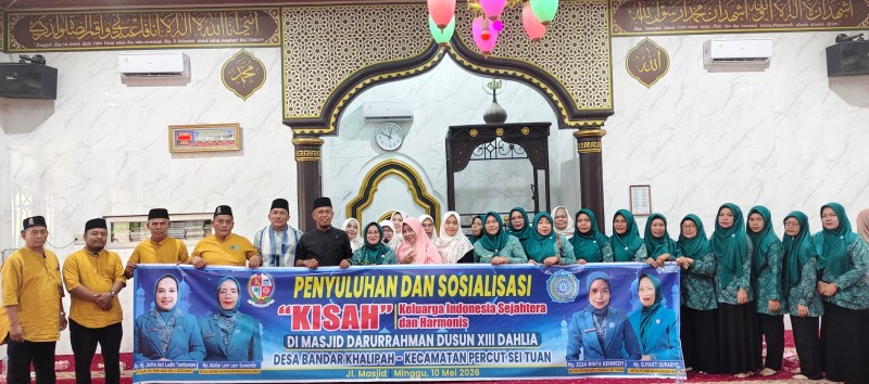 TP PKK Bandar Khalipah Edukasi Pola Asuh Anak dan Pencegahan KDRT di Era Digital