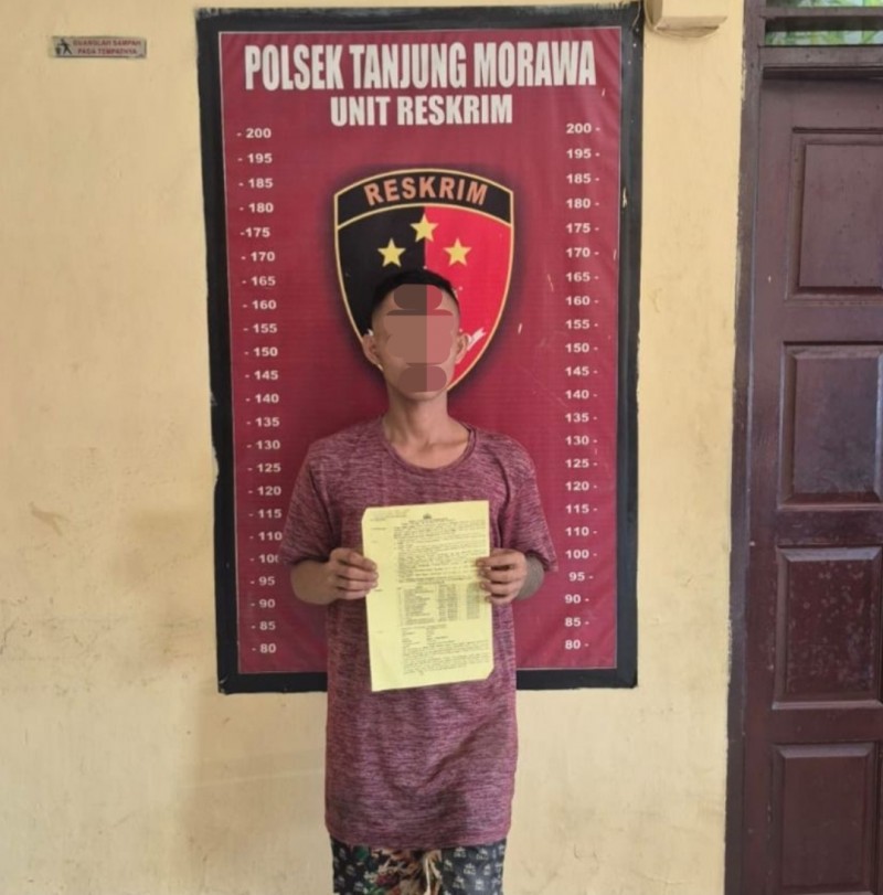 Polsek Tanjung Morawa Amankan Terduga Pelaku Curat Sepeda Motor