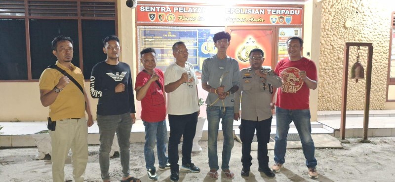 Buron Dua Bulan, Pelaku Penganiayaan Bersajam Dibekuk Tim Reskrim Polsek Gunung Malela