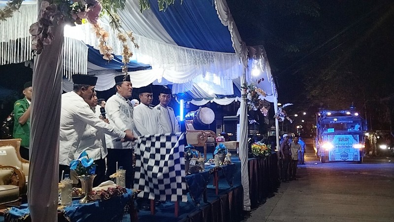 Wali Kota Sibolga Bersama Forkopimda Lepas Ribuan Peserta Pawai Takbiran Idul Adha 1447 H