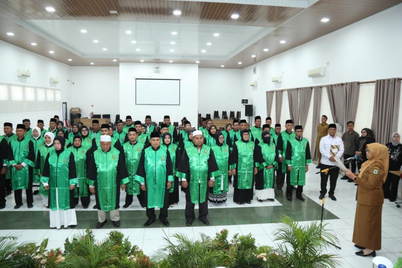 Wali Kota Melalui Wawako Herlina Lantik Dewan Hakim MTQN ke 58 Kota Siantar