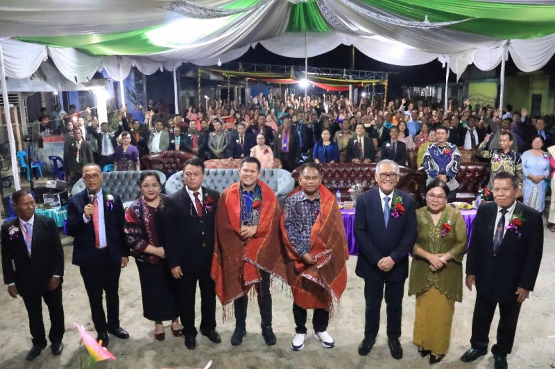 Bupati dan Wabup Sergai Hadiri KKR GPI, Ajak Masyarakat Perkuat Toleransi dan Kerukunan
