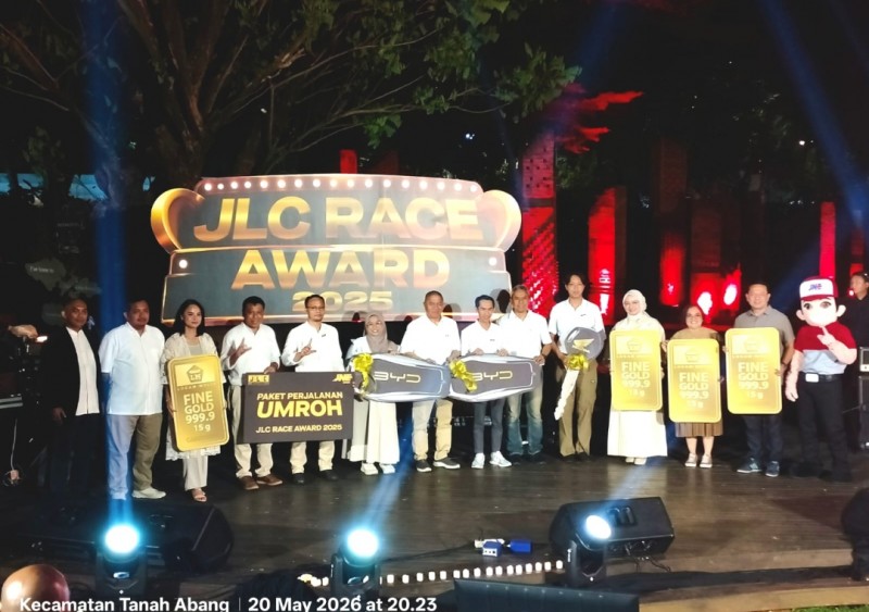 JLC Race Award 2025, Gelar Malam Apresiasi JNE untuk Kesuksesan UKM di Indonesia