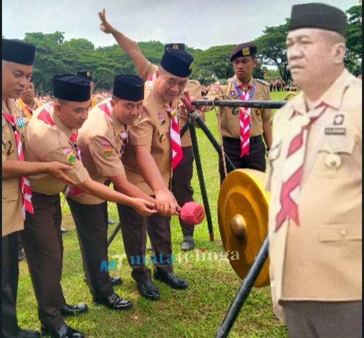 Kamabicab Gerakan Pramuka Asahan Buka Jambore Cabang