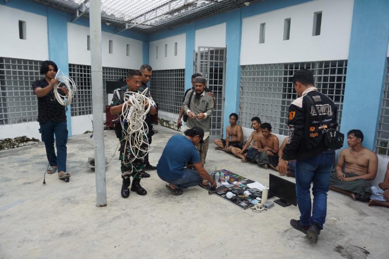 Gerebek Sarang Narkoba, POMAL Kodaeral I Tangkap 7 Pelaku