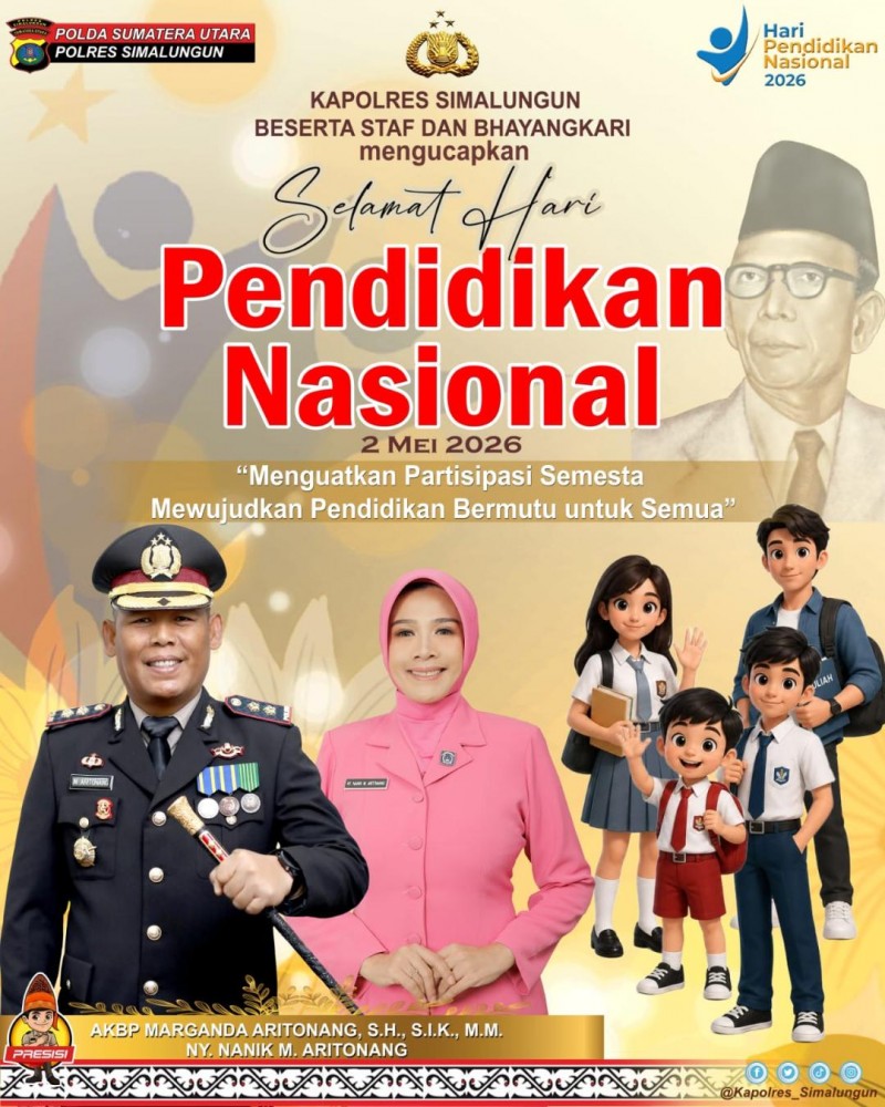 Kapolres Simalungun AKBP Marganda Aritonang Serukan Kolaborasi Wujudkan Pendidikan Bermutu untuk Semua