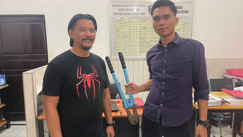 Sindikat Curanmor Ditangkap URC MIT Jatanras Polda Sumut Gunakan Gunting Pemotong Gembok, Tabrak Mobil Polisi dan Portal