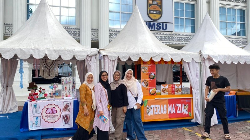 UMKM Pelindo Regional 1 Ikut di Bazar Medan Coding Competition 2026