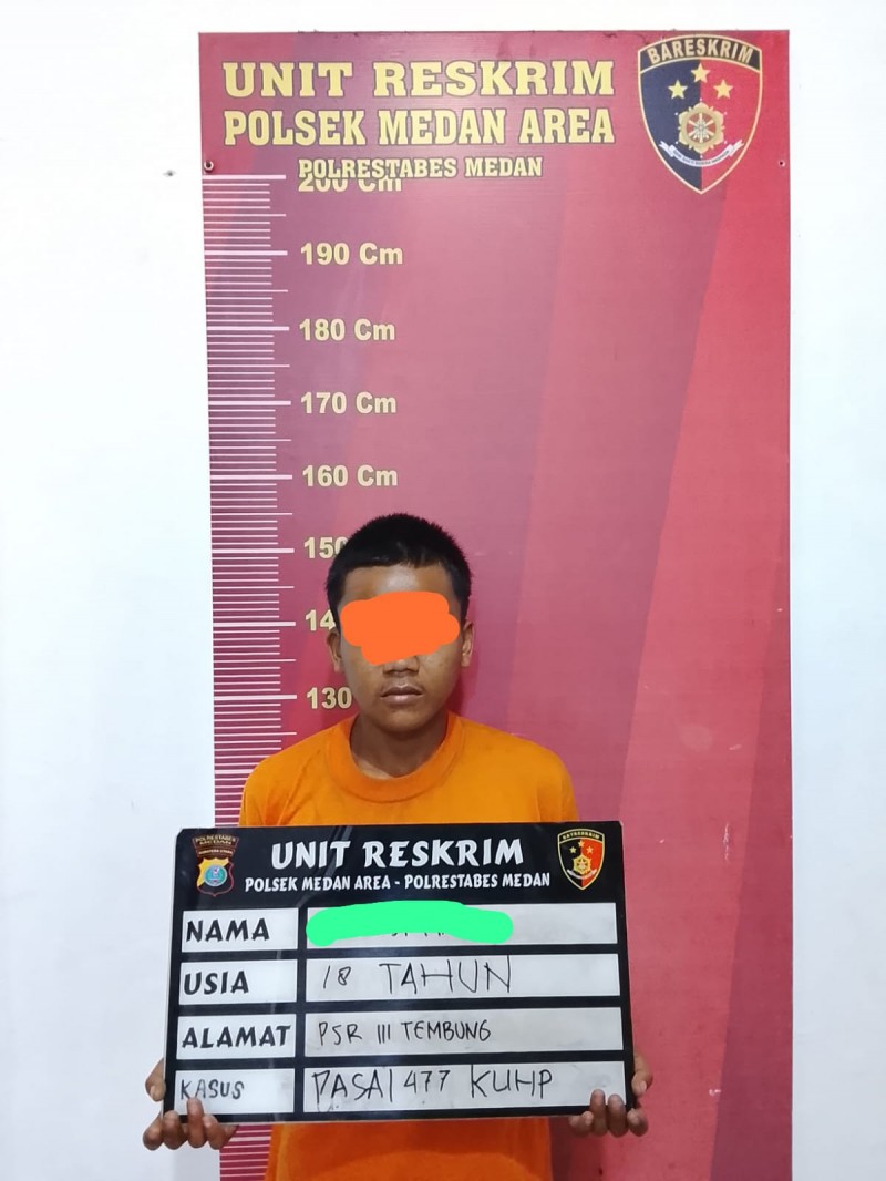 Polsek Medan Area Tangkap Pelaku Pembongkaran Rumah saat Bersembunyi di Jermal