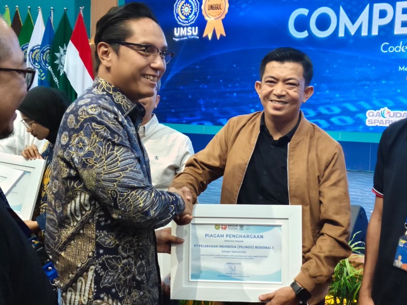 Dukung Talenta Digital Muda, Pelindo Regional 1 Raih Penghargaan Langsung dari Wali Kota Medan