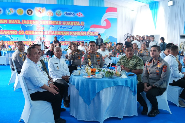 Polda Sumut Ikuti Panen Raya Jagung Serentak Polri Bersama Presiden Prabowo, Dukung Ketahanan Pangan Nasional
