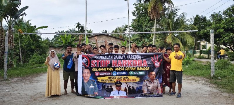 Polsek Bosar Maligas Gandeng Pemuda dan Pemerintah Kelurahan Sosialisasikan Bahaya Narkoba di Ujung Padang