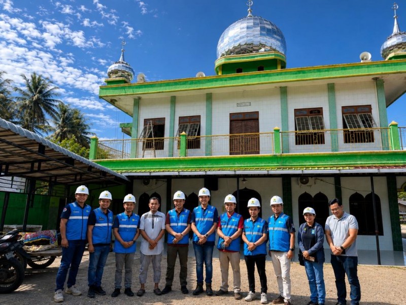 Air Bersih Kini Mengalir di Masjid Al Hikmah Kalangan, Terima Kasih pun Mengalir untuk PLN