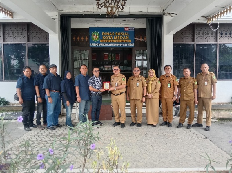 Persatuan Wartawan Pemko Medan Perkuat Sinergi dengan Dinsos, Dukung Program Wali Kota Rico Waas