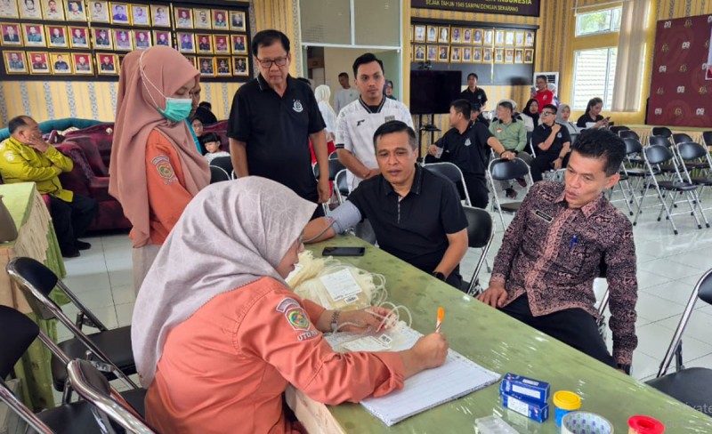 Meriahkan HUT ke-75 PERSAJA, Kejari Sungai Penuh Gelar Donor Darah