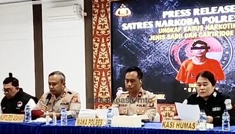 Karyawan MBG Air Joman  Dibekuk Sat.Res Narkoba Asahan