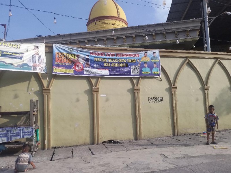 Semarak Idul Adha, Mesjid Jamiq Belawan Gelar Festival Bedug