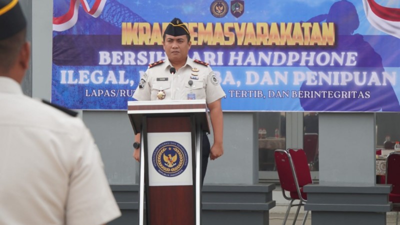 Bukan Sekadar Seremonial, Lapas Lubuk Pakam Gaungkan Ikrar Pemasyarakatan Bersih