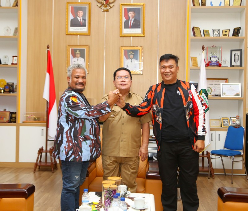 Temui Wesly Silalahi, DPD IPK MPC PP Sepakat Jaga Kondusif Kota Siantar