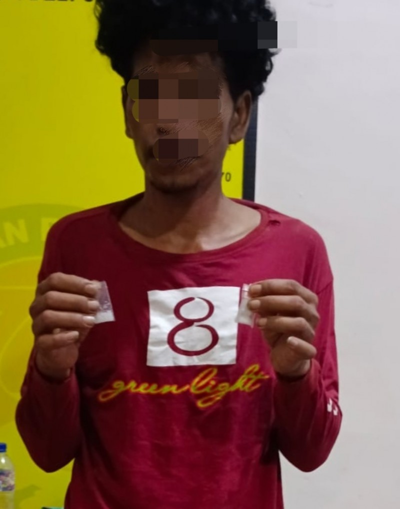 Polsek Biru-biru Ungkap Kasus Sabu di Bekas Kafe, Seorang Pria Diamankan