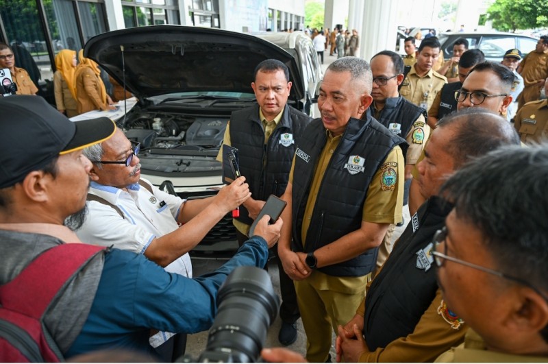 Ikuti Instruksi Gubernur Bobby Nasution,  Pemprov Sumut Gelar Apel Kendaraan Dinas dan Pastikan Taat Pajak