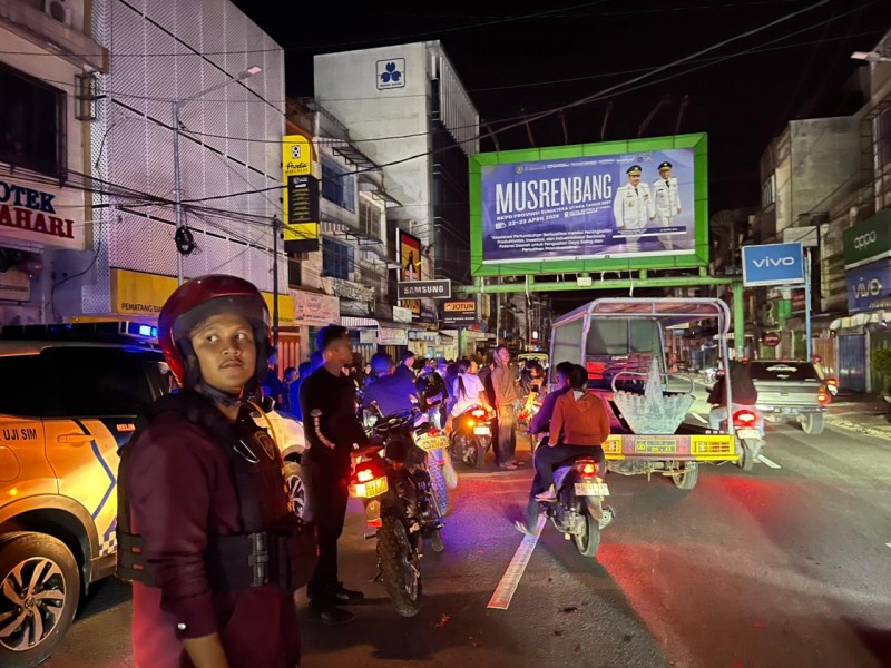 Polres Pematangsiantar Gelar Patroli Hingga Subuh dan 3 Sepedamotor Knalpot Brong Diamankan