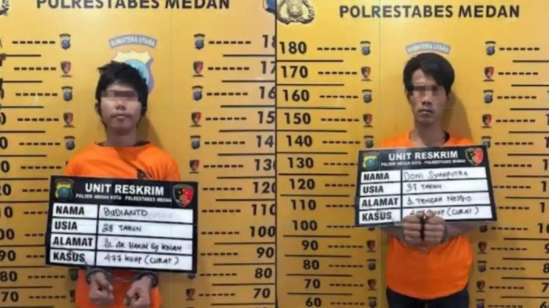 Kuras Barang Mes Polda Aceh, Dua Residivis Ditangkap