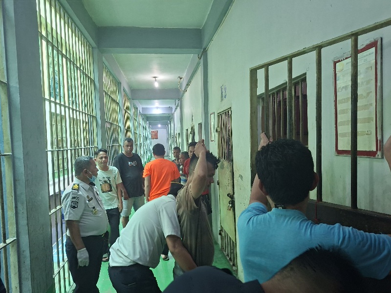 Sidak Mendadak! 24 Kamar Lapas Medan Digeledah, Barang Terlarang Disita