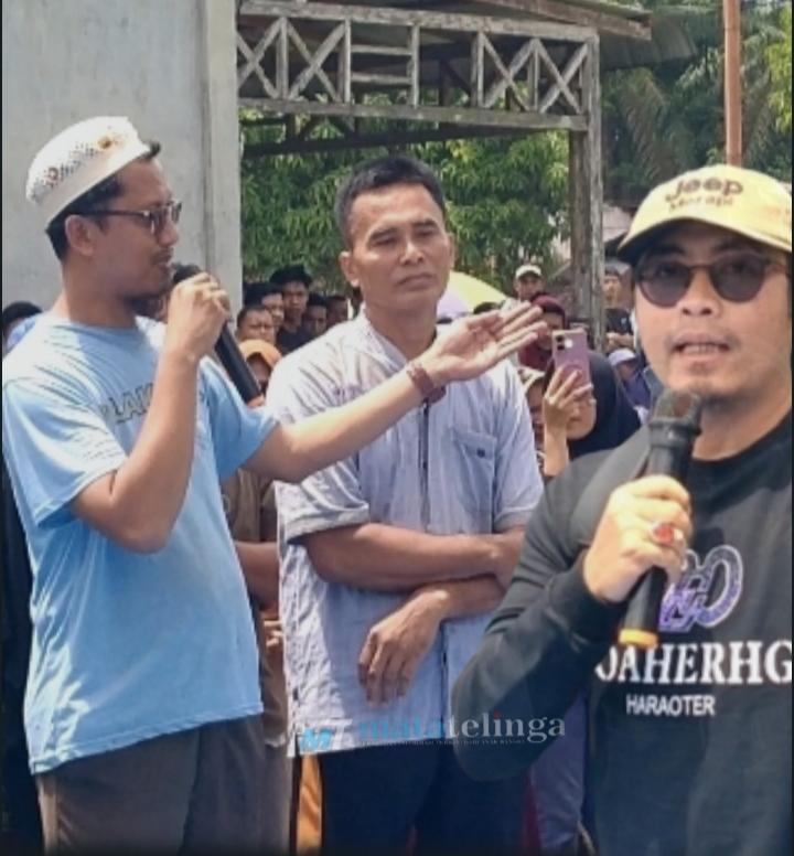 Ratusan Warga Dusun IV Desa Perkebunan Bandar Selamat Minta Tutup Penambangan Tanah Kaolin