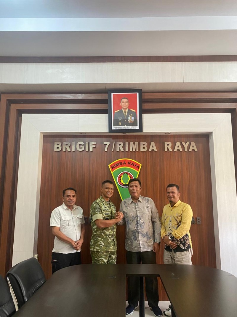 FABEM Sumut Silaturahmi ke Brigif  7/Rimba Raya