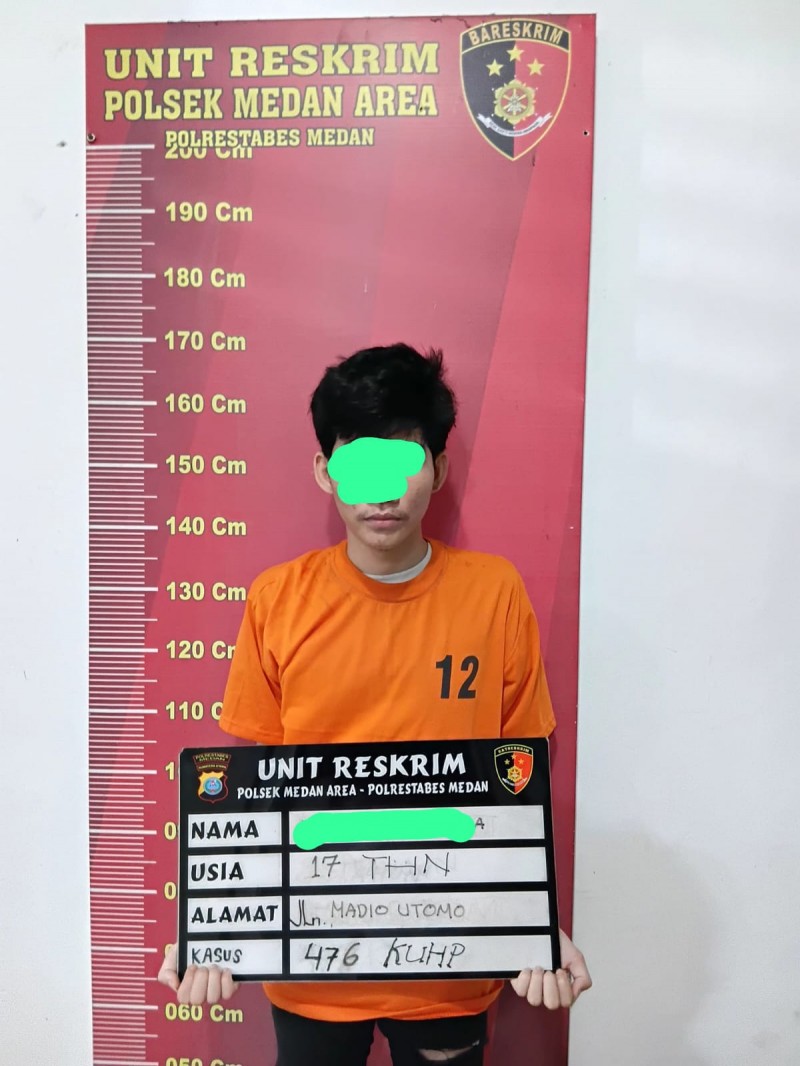 Polsek Medan Area Ungkap Curanmor Rental PS Langit