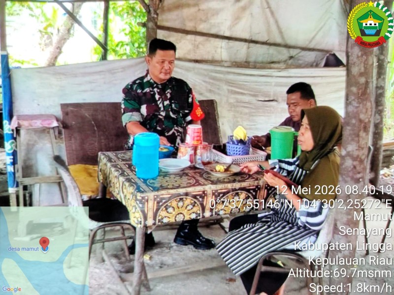 Melalui Komsos, Babinsa Mamut Perkuat Kesadaran Warga Bahaya Hoaks dan Disinformasi