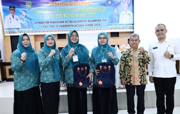 Kadis PMD Asahan Buka Pelatihan TP.PKK Kecamatan