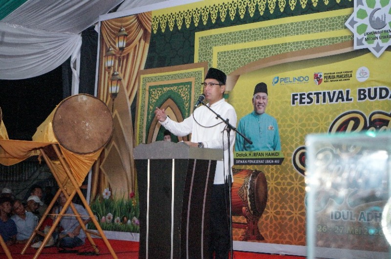 Buka Festival Bedug Gema Takbir, Rico Waas Ajak Warga Hapus Stigma Negatif Belawan