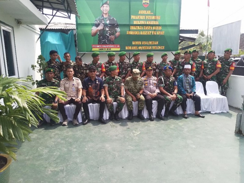 Komandan Kodim 0201 Medan Resmikan Mushola AL Iklas Kantor Koramil 09/ MB