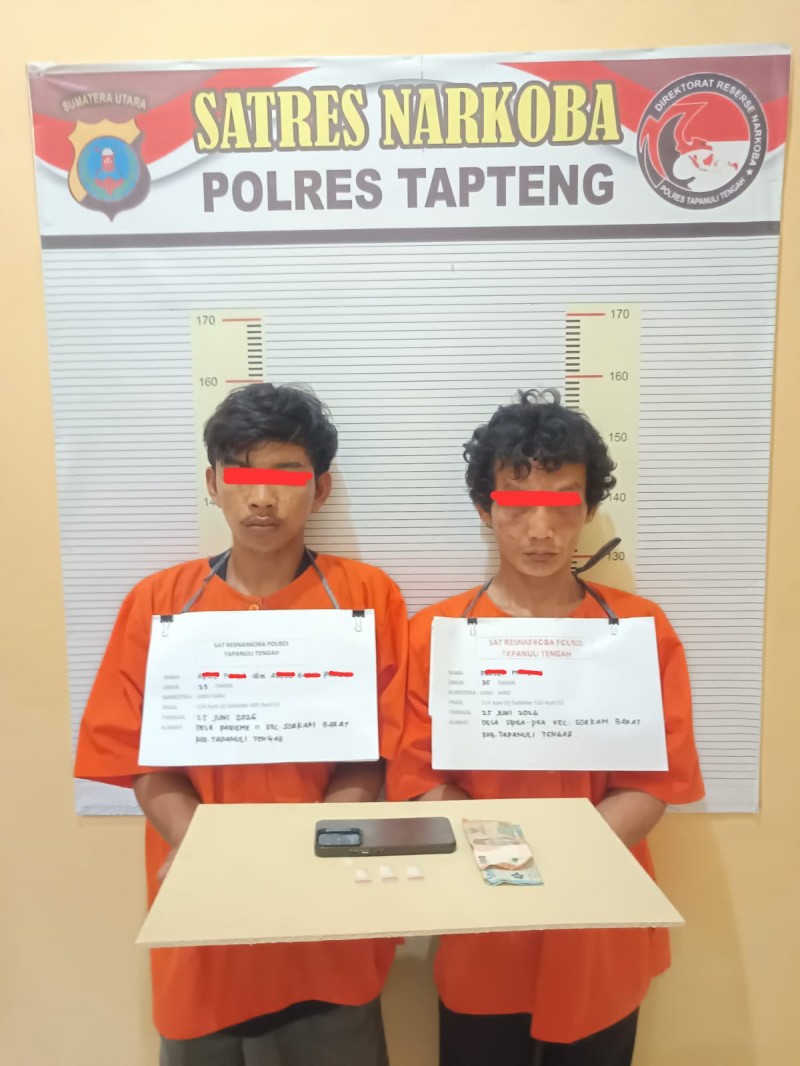 Polres Tapteng Bongkar Sindikat Sabu