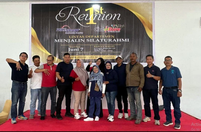 Reuni Akbar Mantan Karyawan PriceMart dan The Club Store Medan Berlangsung Meriah