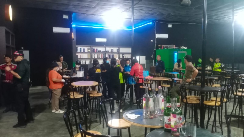 BNNK Sergai Razia THM, 7 Pengunjung Positif Narkotika Diamankan