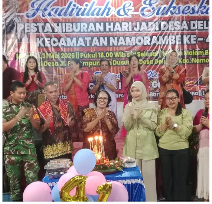 Camat Namorambe Apresiasi Semarak HUT Ke-47 dan Pesta Rakyat Desa Deli Tua