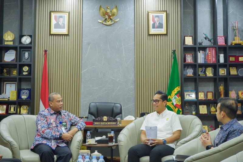 Rico Waas&ndash;Kemenkeu Bahas Penguatan Ekonomi Medan, UMKM dan Belawan Jadi Fokus
