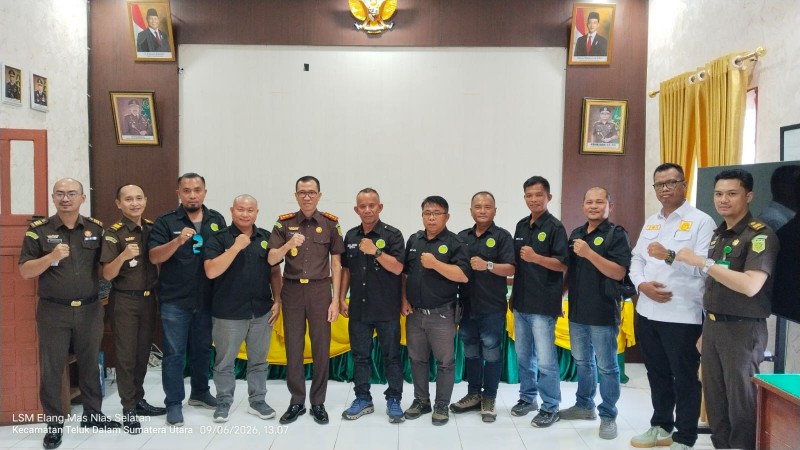 Baru Sebulan Menjabat, Kajari Nias Selatan Buka Ruang Kemitraan dengan FORWAKA