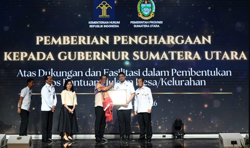 Bobby Nasution Bersama Menhum Resmikan 6.110 Posbankum,  Akses Bantuan Hukum Kini Hadir di Seluruh Desa dan Kelurahan