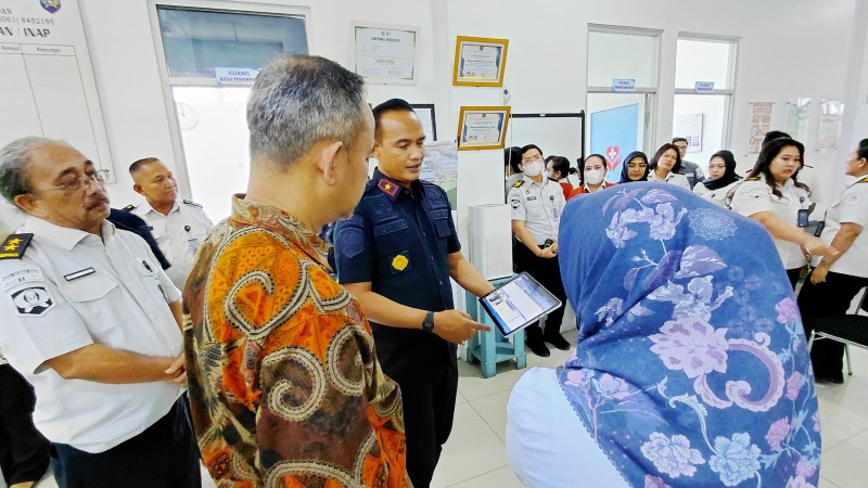 Lapas Kelas I Medan Perkuat Komitmen Pelayanan Prima Lewat Monitoring Ombudsman RI