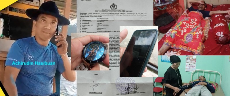 Wartawan Dipiting dan Dada Dipukul,  Mantan AKBP Achirudin Hasibuan Dipolisikan ke  Poldasu