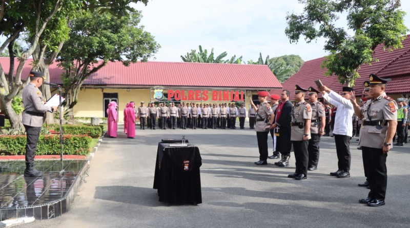 Pergantian Empat PJU Polres Binjai.