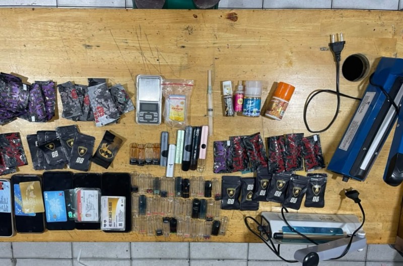 Polrestabes Medan Ringkus Peracik Ulang Vape Getar Mengandung Narkoba
