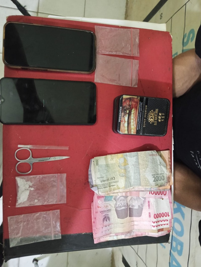 Polres Aceh Selatan Tangkap Terduga Penyalahguna Sabu di Pasie Raja, Sita Sabu 1,90 Gram dan Uang Tunai