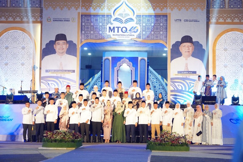 Wamenag Buka MTQ ke-40 Sumut: Momentum Rajut Persatuan dan Syiar Al-Qur'an