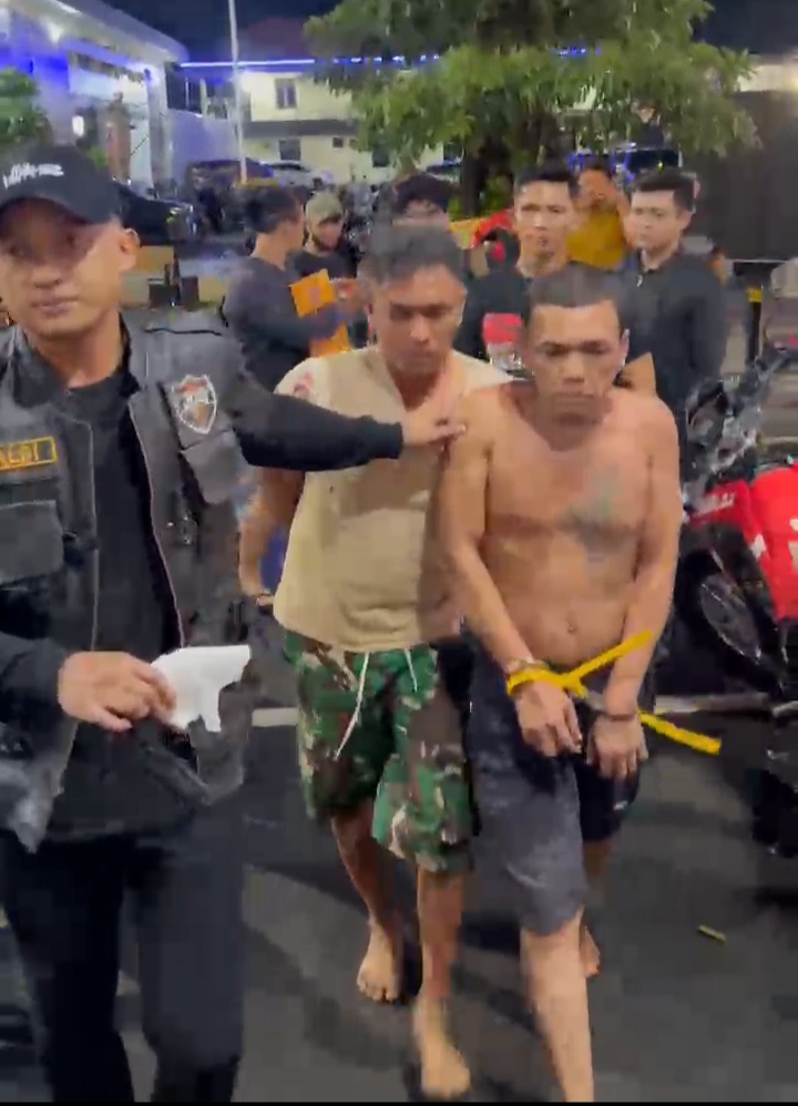 Tega Aniaya Ibu Hamil, 2 Preman Kampung Berpistol Ditangkap